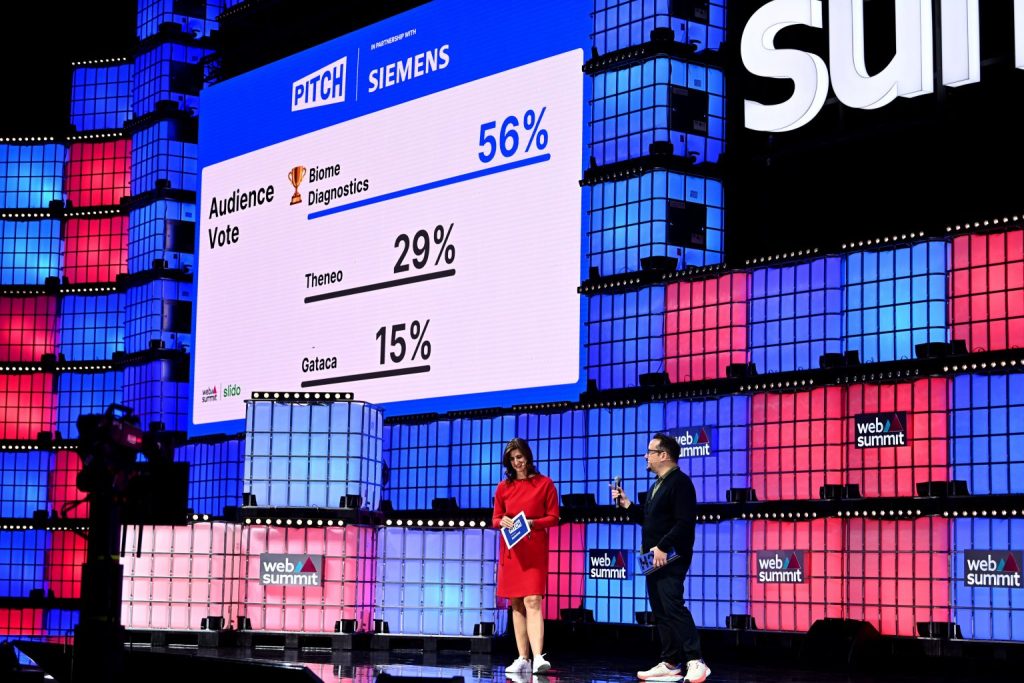 Biome Diagnostics wins the audience voting in this year’s WebSummit pitch competition