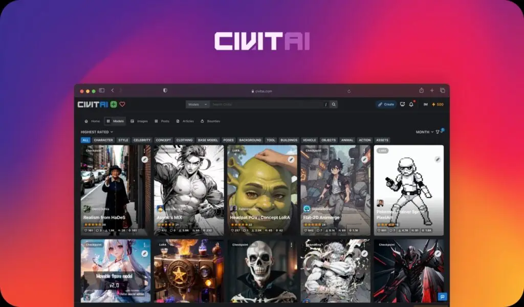 Andreessen Horowitz invests in Civitai, a popular Generative AI Content Marketplace with Millions of Users